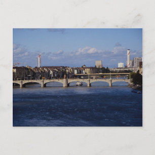 Basel, Schweiz Postkarte