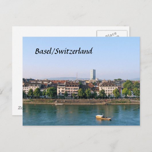 Basel/Schweiz - Postkarte (Vorne/Hinten)