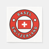 Basel Schweiz Serviette (Vorderseite)