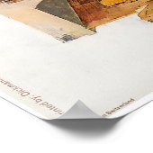 Basel. Schweiz, Stadt der Museen,Reiseplakat Poster (Ecke)