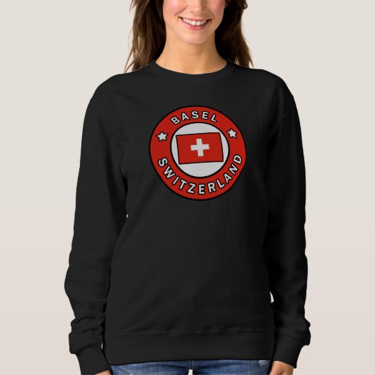 Basel Schweiz Sweatshirt (Vorderseite)