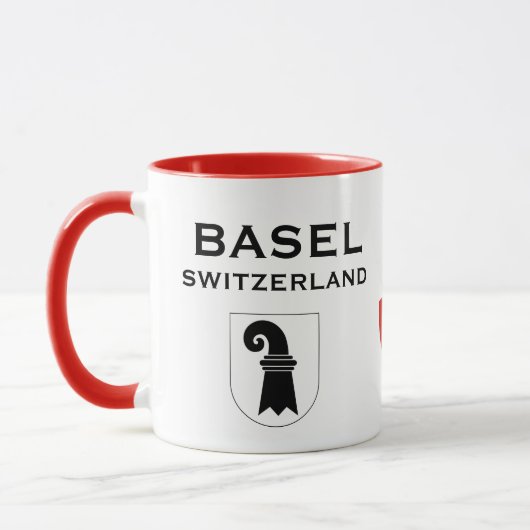 Basel Schweiz Wappen Kaffee Tasse (Links)