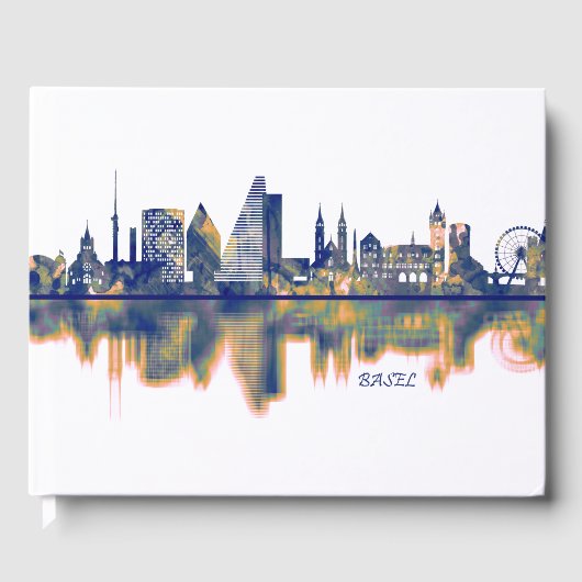Basel Skyline Gästebuch (Vorderseite)