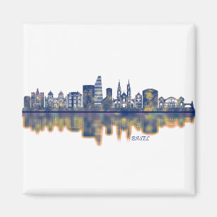 Basel Skyline Magnet