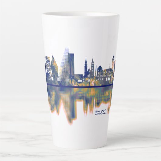 Basel Skyline Milchtasse (Vorderseite)