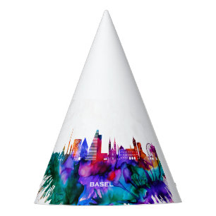 Basel Skyline Partyhütchen