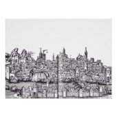 Basel Stadt im Nordwesten der Schweiz Poster (Vorderseite)