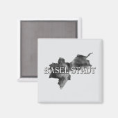 Basel-Stadt Magnet (Vorderseite/Rückseite)
