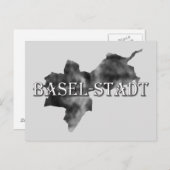 Basel-Stadt Postkarte (Vorne/Hinten)