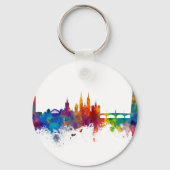 Basel Switzerland Skyline Schlüsselanhänger (Vorderseite)