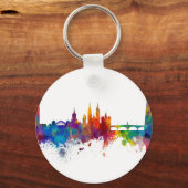 Basel Switzerland Skyline Schlüsselanhänger (Vorderseite)