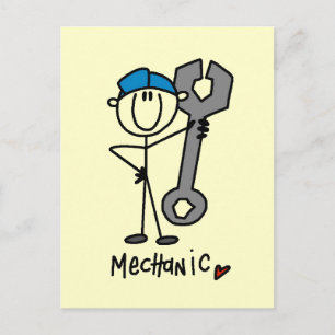 Basemechaniker-T-Shirts und Geschenke Postkarte