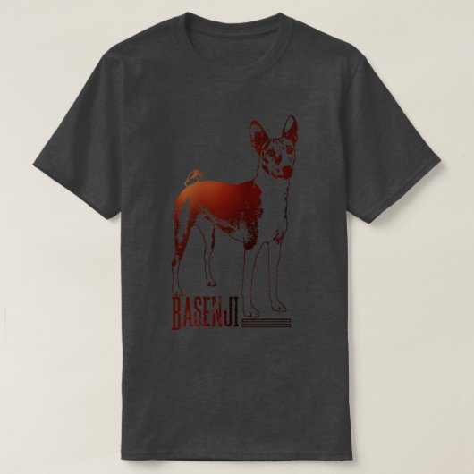 Basenji 4 T-Shirt (Design vorne)