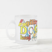 Basenji Agility Geschenke Mattglastasse (Links)