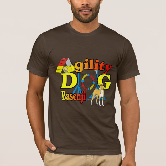 Basenji_Agility.png T-Shirt (Vorderseite)