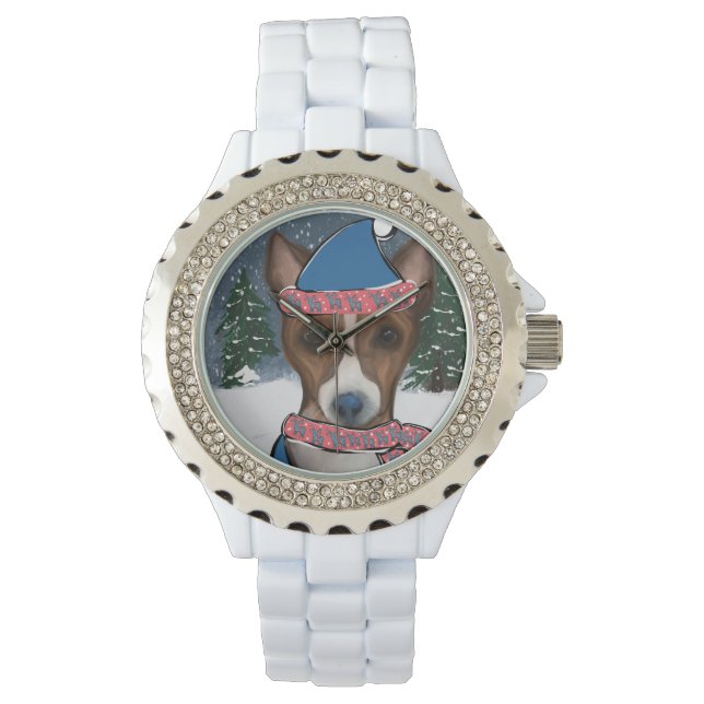 BASENJI ARMBANDUHR (Vorderseite)