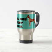 BASENJI BARK REISE MUG REISEBECHER (VorderseiteRechts)