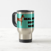BASENJI BARK REISE MUG REISEBECHER (Vorderseite Links)