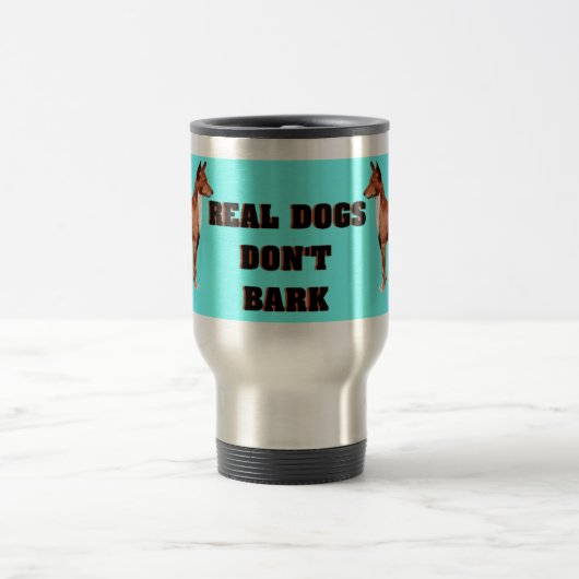 BASENJI BARK REISE MUG REISEBECHER (Mittel)