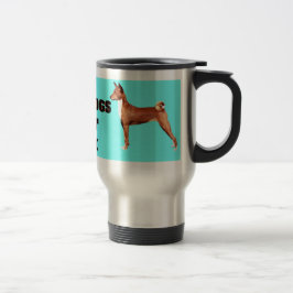 BASENJI BARK REISE MUG REISEBECHER