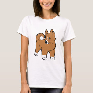 Basenji-Cartoon T-Shirt