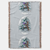 Basenji Christmas Decke (Vorderseite Vertikal)