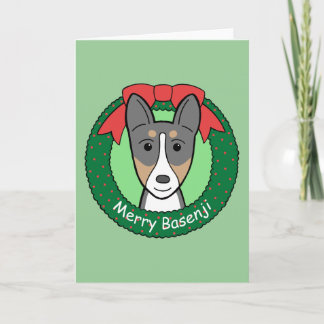 Basenji Christmas Feiertagskarte