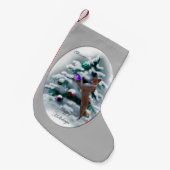 Basenji Christmas Kleiner Weihnachtsstrumpf (Vorderansicht (hängend))