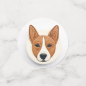 Basenji Dog 3D Inspiriert Konfetti (Klein Vorderseite)