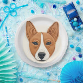Basenji Dog 3D Inspiriert Pappteller (Party)