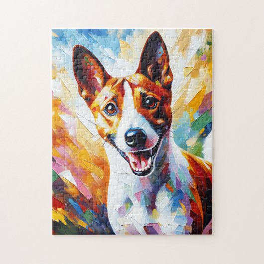 Basenji Dog Acrylic Print Dog Lover Geschenk Puzzle (Vertikal)
