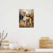 Basenji Dog Art Print Poster (Küche)