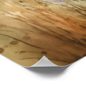 Basenji Dog Art Print Poster (Ecke)