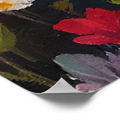 Basenji Dog auf einem Paddel: Ein Landschaftliches Poster (Ecke)