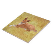 Basenji Dog  Fliese (Seite)