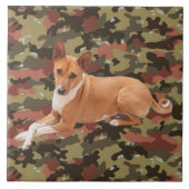 Basenji Dog  Fliese (Vorderseite)
