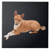 Basenji Dog  Fliese (Vorderseite)