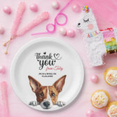 Basenji Dog Hochzeitempfang Pappteller (Party)