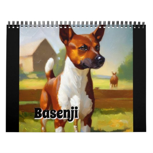 Basenji Dog Kalender (Titelbild)
