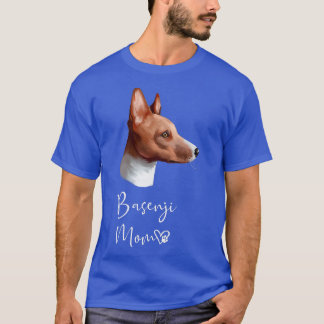 Basenji Dog Mom Cute Puppy Dog Owner  T-Shirt
