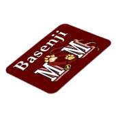 Basenji Dog MOM Magnet (Linke Seite)