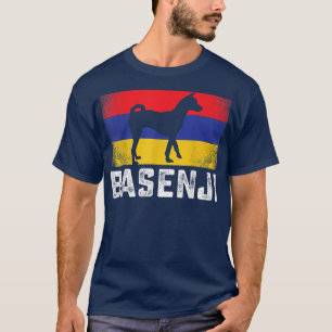 Basenji dog owner funny pet lover Armenia vintage  T-Shirt