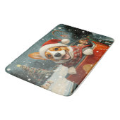 Basenji Dog Roller Untersetzer Weihnachten Badematte (Schrägansicht)