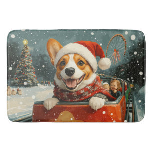 Basenji Dog Roller Untersetzer Weihnachten Badematte