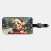 Basenji Dog Roller Untersetzer Weihnachten Gepäckanhänger (Rückseite horizontal)