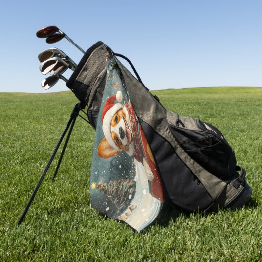 Basenji Dog Roller Untersetzer Weihnachten Golfhandtuch (Gras)