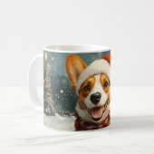 Basenji Dog Roller Untersetzer Weihnachten Kaffeetasse (Vorderseite Links)