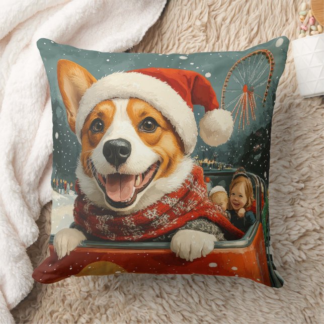 Basenji Dog Roller Untersetzer Weihnachten Kissen (Decke)