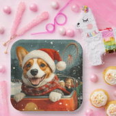 Basenji Dog Roller Untersetzer Weihnachten Pappteller (Party)