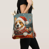 Basenji Dog Roller Untersetzer Weihnachten Tasche (Von Nahem)